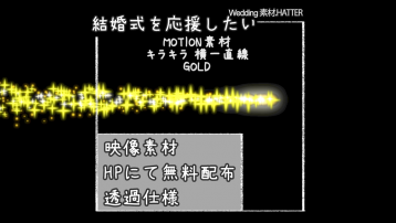 キラキラ 横一直線-GOLD