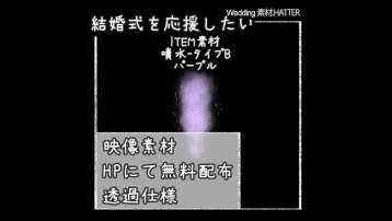 噴水 タイプB パープル